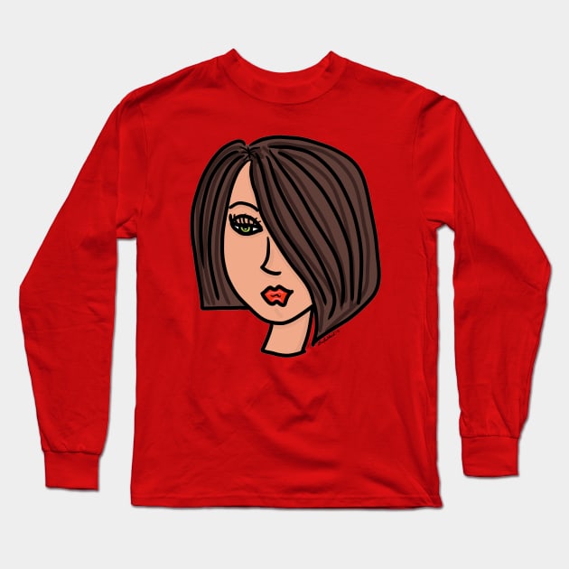 Mary Long Sleeve T-Shirt by loeye